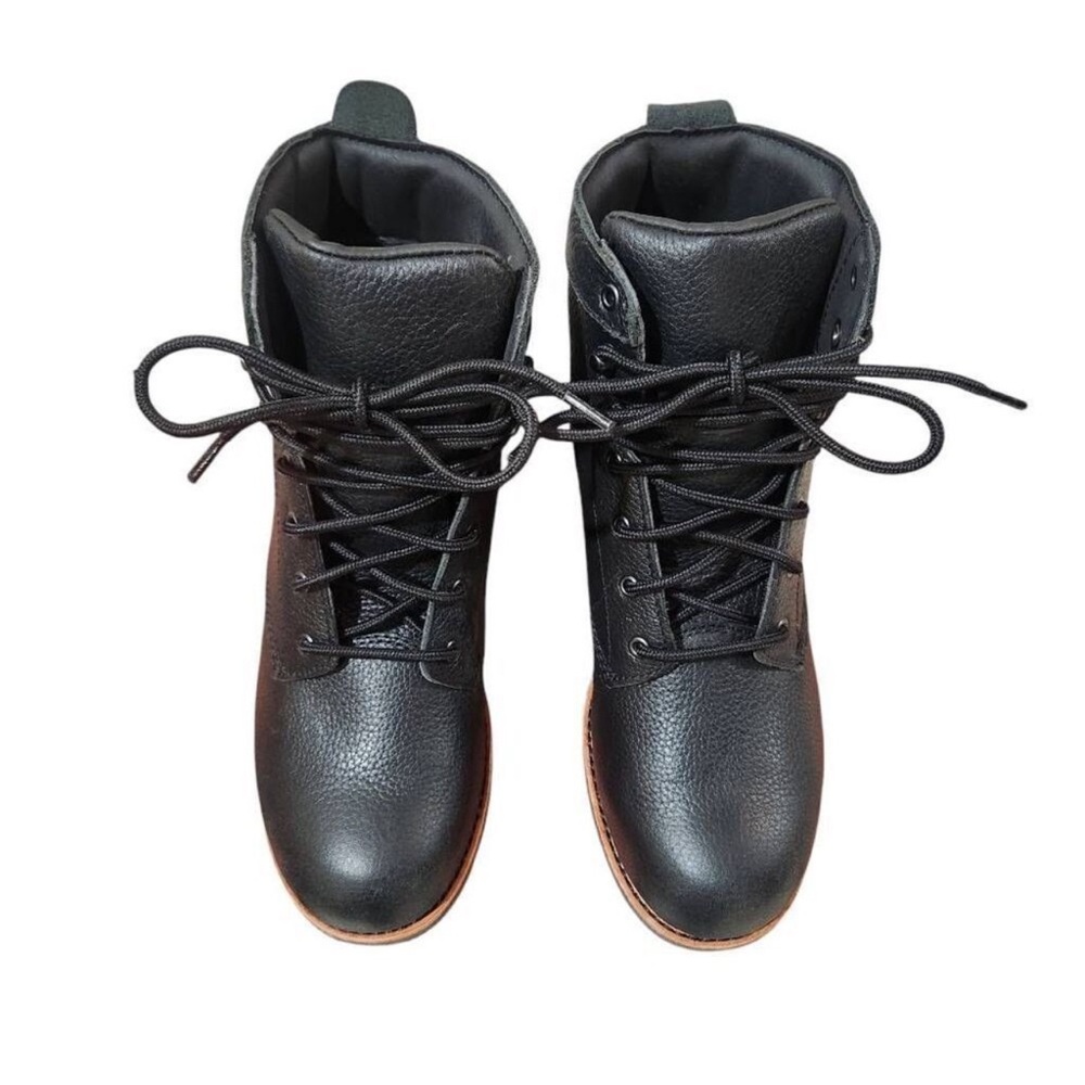 NEW WORX By Red Wing Shoes Black Steel Toe Boots - Picture 8 of 13
